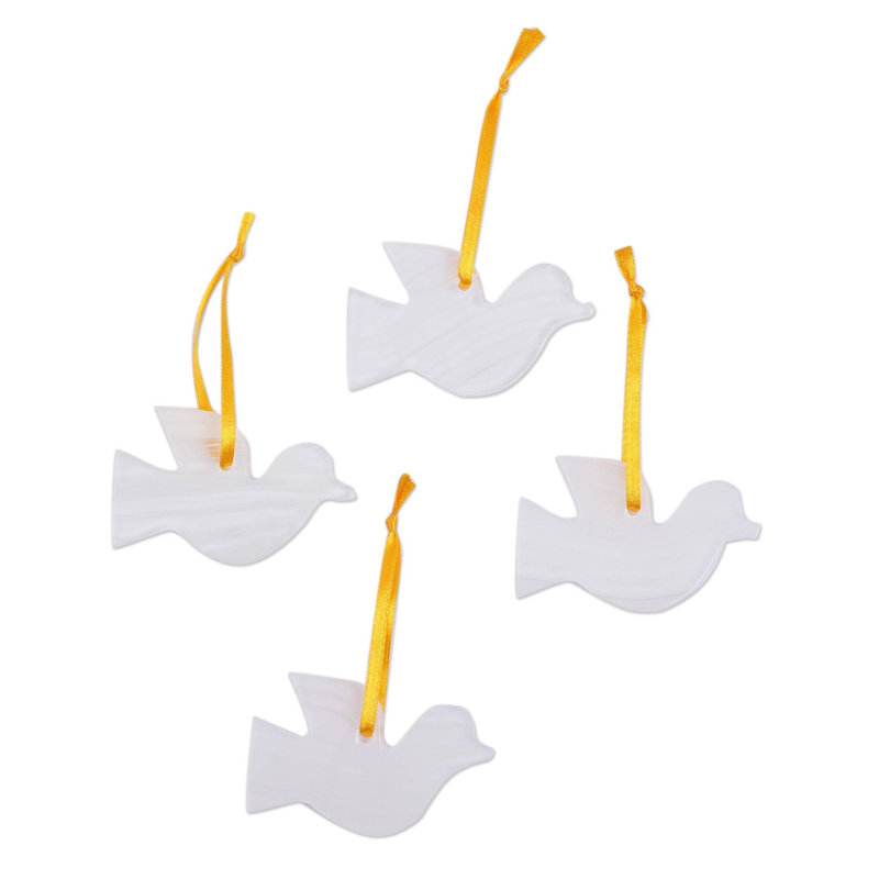 Ornement de figurine suspendue de pureté colombe