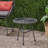 Grey Side Table With Long-Lasting And Tempered Glass Modern Top