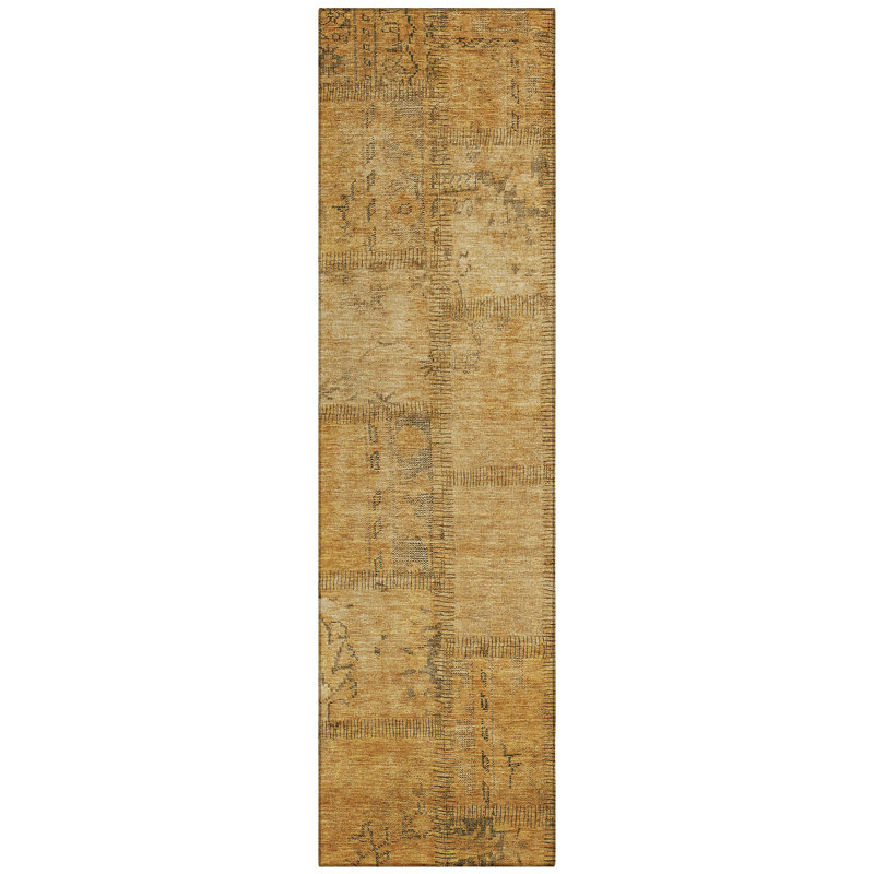 Margia Patchwork Indoor / Outdoor Rug, Runner 2'3" x 7'6"