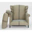 Leon Linen Wingback Chair
