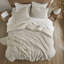Ensemble d'édredon surdimensionné en coton Elegant
