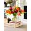 Vase tulipe 12 po rose