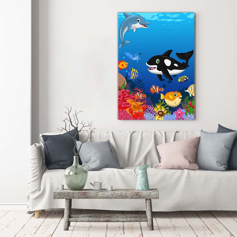 Underwater World - Wrapped Canvas Print