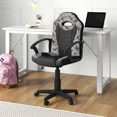 Carder Kids 19.5'' Adjustable Height Desk / Activity Chair and Ottoman Gemma Violet