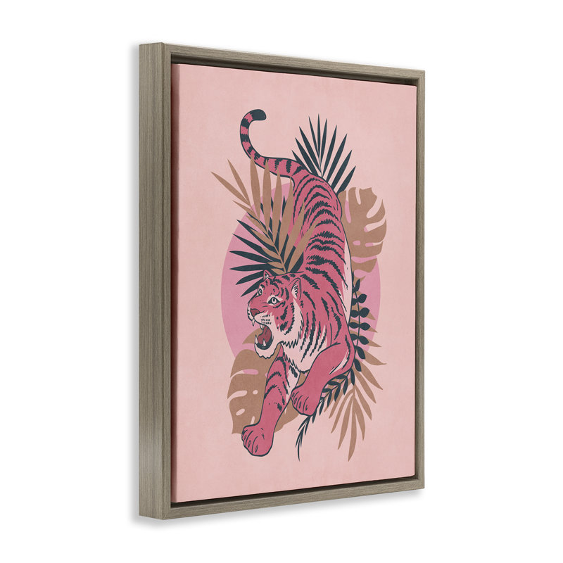 Art mural sur toile Floater par Taly, Cadre flottant orme Montalcino, H 31 po x l 25 po