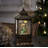 Snow Lantern with Seated Couple on a Bench