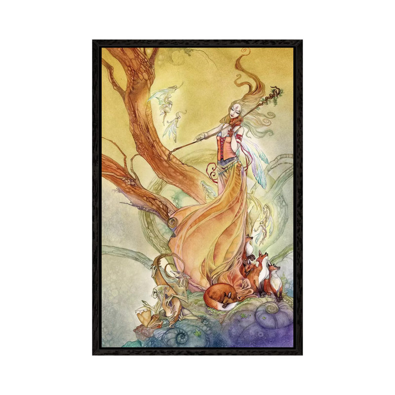 Music by Stephanie Law - Print on Canvas, 101.6 cm H x 66.04 cm W, Black Framed