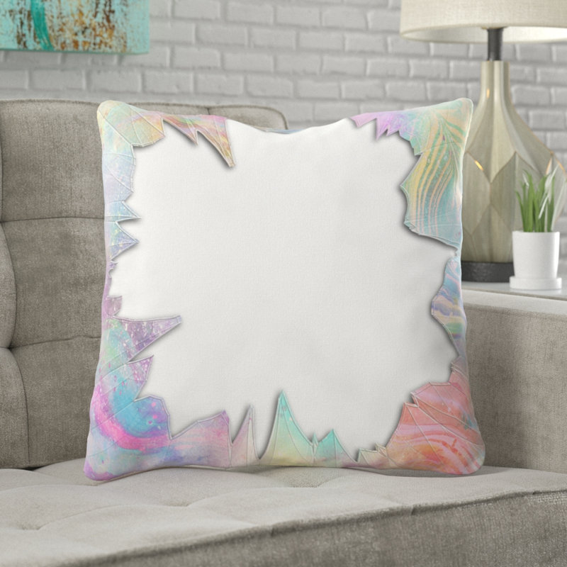 Coussin décoratif Charlton, Microsuède, Intérieur 