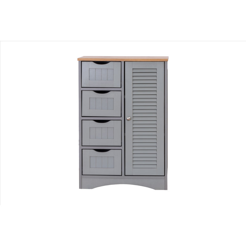Danna Bathroom Cabinet, Grey/Oak
