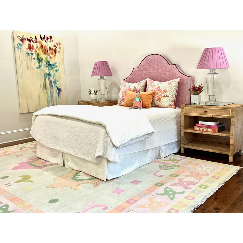 Hill Hand Knotted Wool Oriental Area Rug, Rectangle 8' x 10'