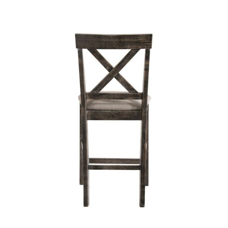 Contemporary Dining Chairs, Antique Gray