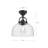 Alwaleed Glass Semi Flush Mount-88045375