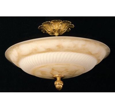 Belote Glass Semi Flush Mount