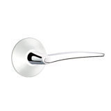 Poseidon Flat Privacy (Bed & Bath) Door Lever with Round Rosette