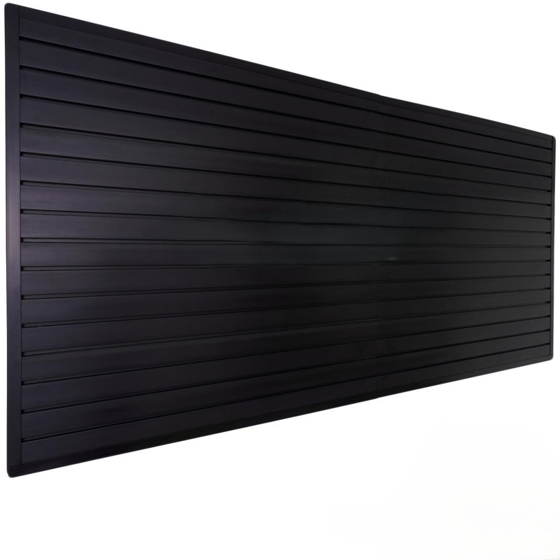 Panneaux muraux à lattes de 4 pi x 8 pi, organisateur de panneaux de lattes de garage, organisateur de garage robuste en PVC pour outils