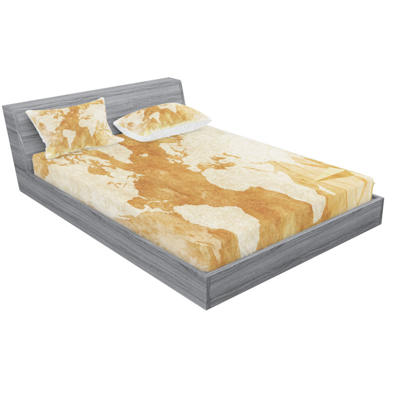 Microfiber Sheet Set, Full Sheet Set with Fitted Sheet