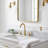 Modern 8" Widespread Lever Handles Bathroom Sink Faucet in Brushed Gold With Drain Assembly-64359229-88793440-123322537
