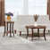 Dinh Round End Table with Shelf