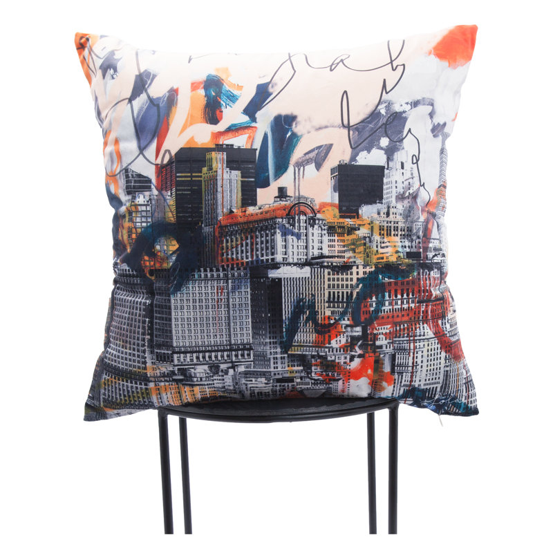 Mcnemar Feather Linen Throw Pillow