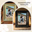 Black 3 PCS 8" x 10" Wall Mounted Picture Frame with Tabletop Stand and Wall Hooks