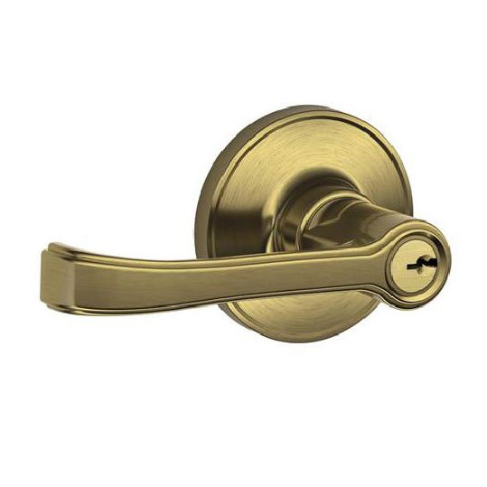Serrure d’entrée à clé à levier torino, Nickel satiné, Clé identique, Oui
