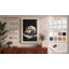 Hippopotamus Under Stars Japandi - Wrapped Canvas-414583455-414583509