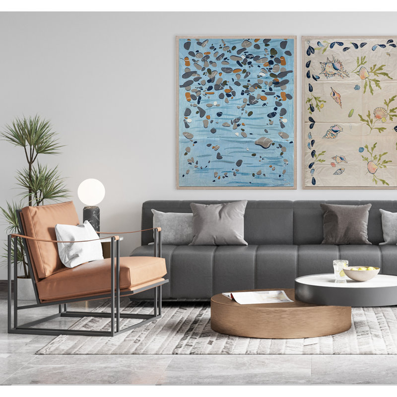 Stones Print by Paule Marrot, Unframed, 54" H x 42" W x 1.25" D