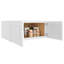 Armoire murale standard traditionnelle en contreplaqué prêt à assembler en blanc traditionnel l 33 po x P 24 po x H 15 po Homeibro-94369701-94369712