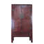 80" Inch High Chinoiserie-Style Red Elm Armoire