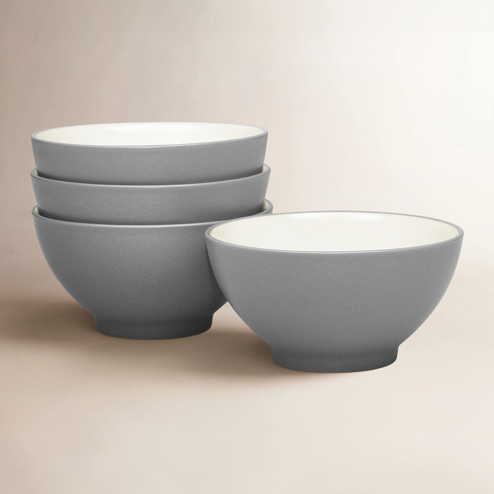 Colorwave Stoneware Rice Bowl, Slate