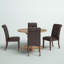 Ashbaugh 4 - Person Pedestal Dining Set