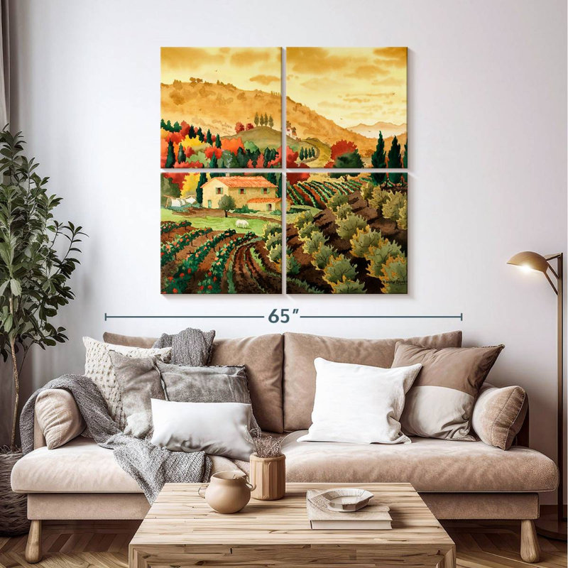 Sérénité toscane Alvord I, H 45 po x l 45 po