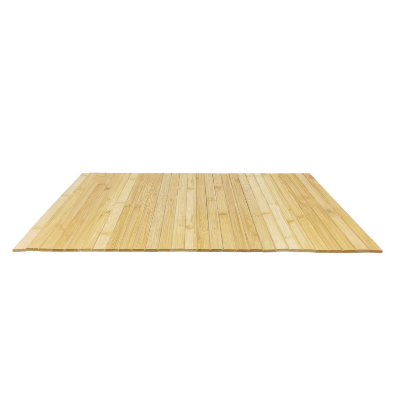 Fixtureisplays® bambou naturel 24 x 16 po table de canapé avec accoudoirs, canapé pliable et flexible, table de chevet, porte-gobelet, porte-gobelet, table à manger, boissons, collations, télécommande