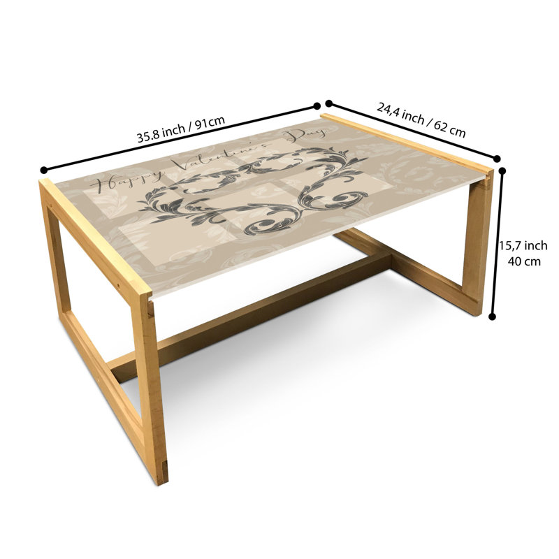 Jacody Sled Coffee Table, 90cm H x 62cm W x 40cm D