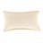  100% Cotton Lumbar Rectangular Off-White/Black Pillow Cover & Insert