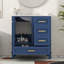 Ensemble de meuble-lavabo moderne 30 po avec lavabo 30 po, 3 tiroirs à fermeture douce et plateau amovible-1828349896