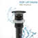 Single Hole Single handle Bathroom Faucet with Drain Assembly