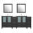  84" Double Bathroom Vanity Set with Mirror-27042737