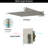 10-Inch Rainfall Shower Head Faucet, Brushed Nickel - -Balanced Valve, Wall Mount, Easy Installation & Glorious Stunning