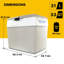 Ebern Designs 31L Ice Chest in Grey