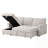 L-Shape Sectional Sofa With USB Port, 2 Cup Holders-1927110756