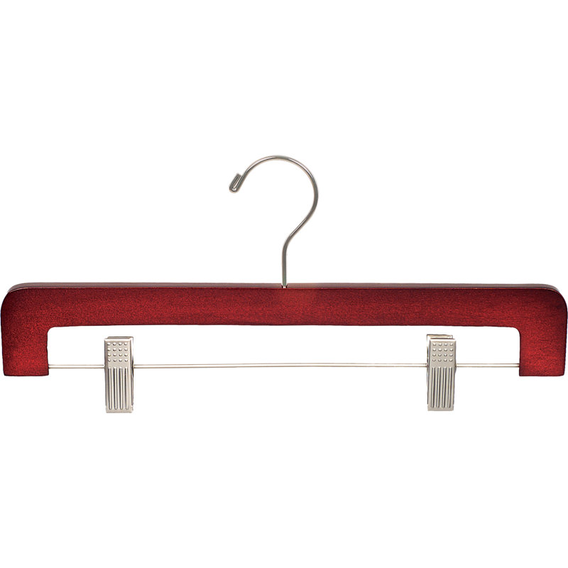 Cintre pour pantalons Winthrop, Cerisier / chrome brossé