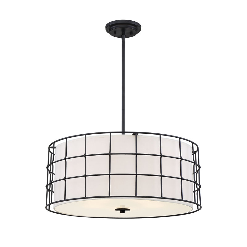 Luminaire suspendu 5 lumières Bria, Luminaire suspendu, Noir
