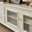 Meuble télé beige en bois manufacturé-761851407