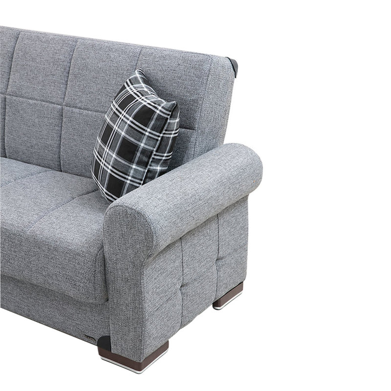 Canapé Kensworth, Mélange de polyester gris