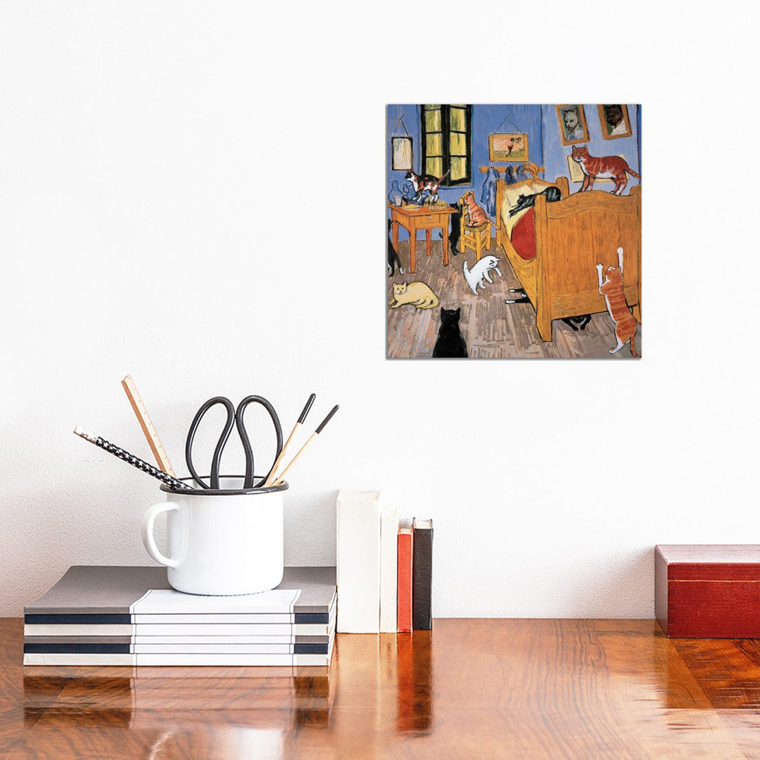 Van Gogh Arles Cat - Painting on Canvas