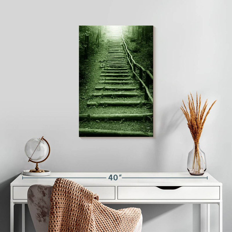 Lilie Forest Staircase, 24" H x 16" W