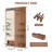 Wall Mounted Full Length Mirror, Full Body Mirror With Shelf