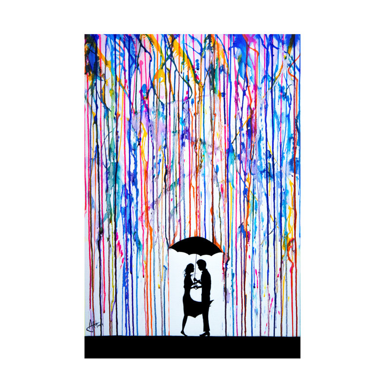 Art sur toile Marc Allante Touche, H 24 po x l 16 po