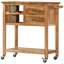 Aristia Solid Wood Kitchen Cart